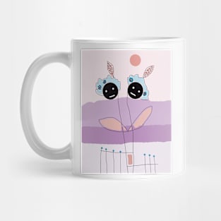 Kids Feel Like Flowers Stick Figure Mug